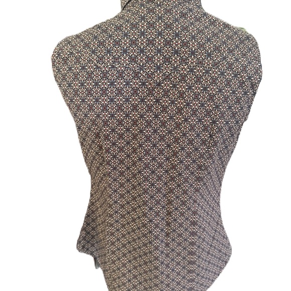 ROPER Wear The West Women’s Sleeveless Pearl Snap Button Down Top. Size Small - Picture 9 of 10